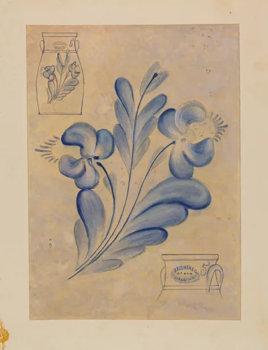 Churn by Eugene Barrell, index of american design, 1937