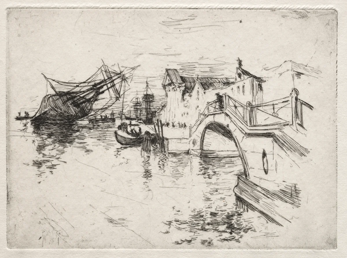 Venice by John Henry Twachtman, print, 1875-1885