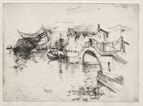 Venice by John Henry Twachtman, print, 1875-1885