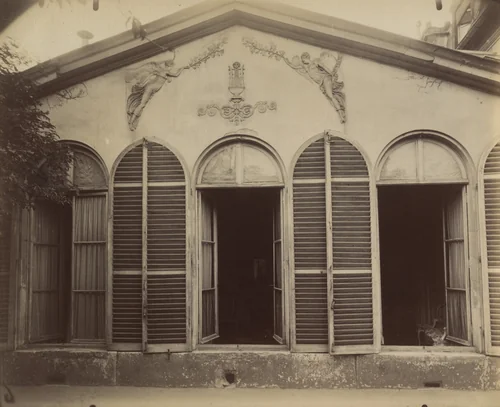 Ancien Chateau de Villiers, 61 bis rue de Villiers Neuilly-sur-Seine by Eugène Atget, photograph, 1914