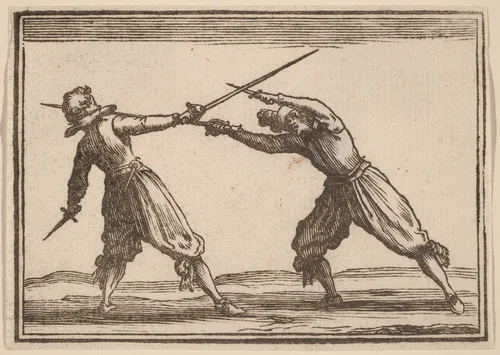 Duel with Swords and Daggers by Edouard Eckman
Jacques Callot, print, 1621