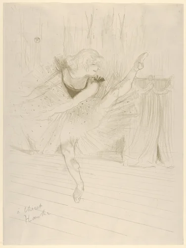 Miss Ida Heath, English Dancer by Henri de Toulouse-Lautrec, print, 1894