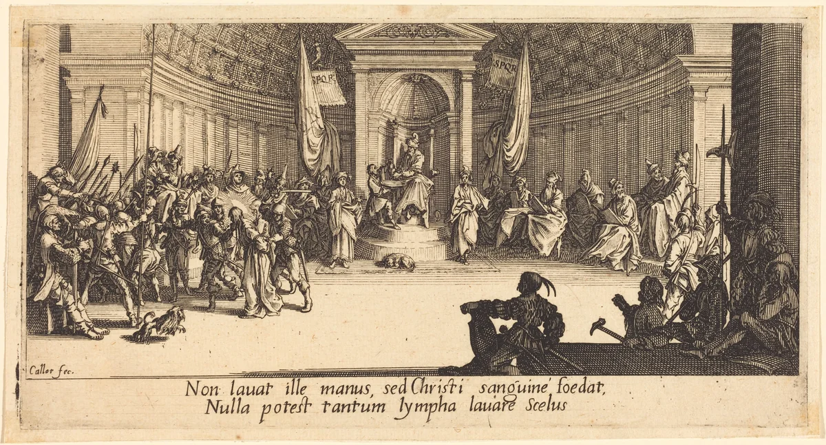 The Condemnation to Death by Jacques Callot, print, 1618