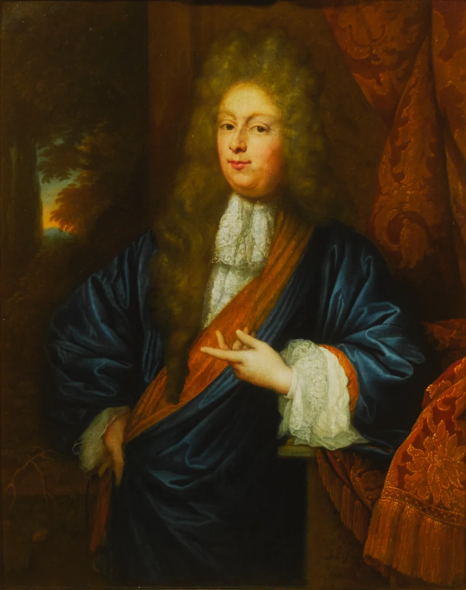 Portrait of Pieter Dierquens (1668-1714) by Johan van Haensbergen, painting, 1690