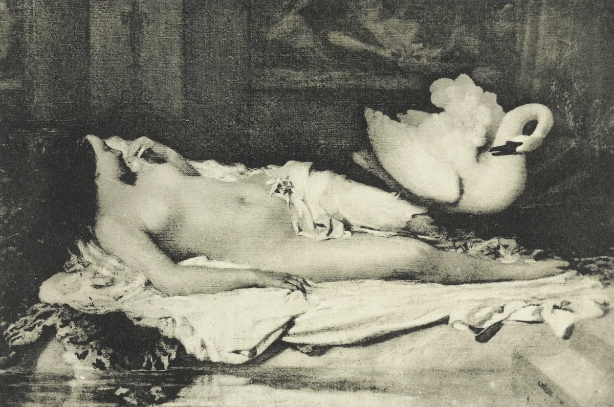 Leda by Charles Nègre, photograph, 1850