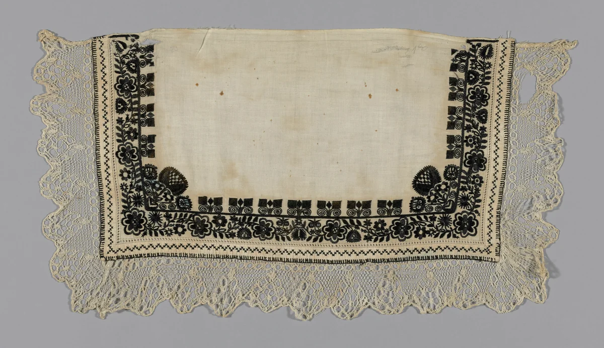 Scarf End by Spain, textile, 1801-1900