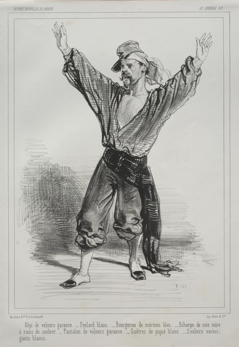 Carnaval by Paul Gavarni, print, 1824-1847