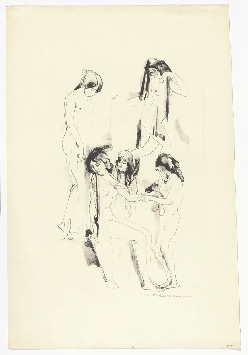 Stir of Shadowed Melodies by Arthur B. Davies, print, 1919