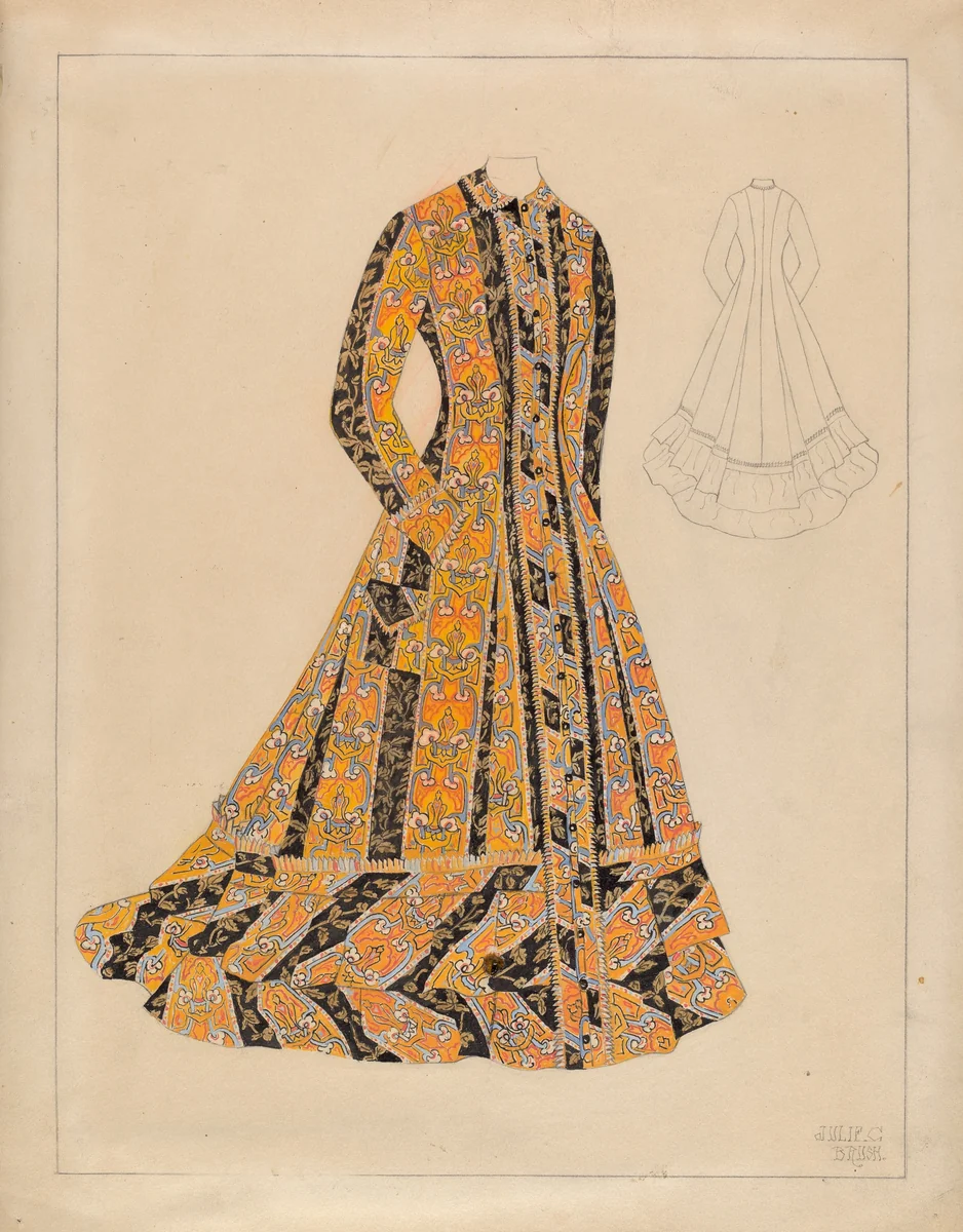 House Dress by Julie C. Brush, index of american design, 1936