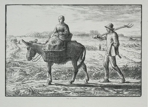 Four Hours of the Day by Adrien Lavieille, print, 1860