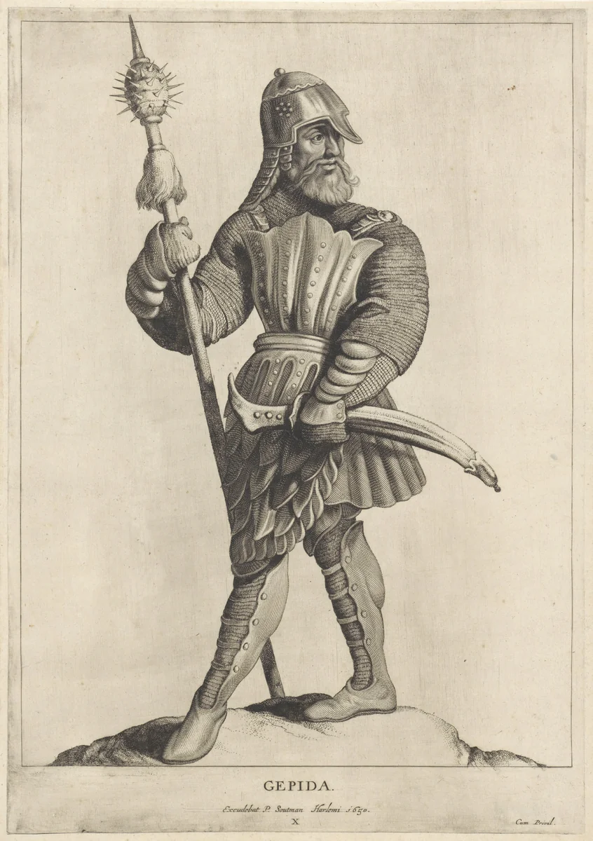 Gepiden by Cornelis Visscher, print, 1650