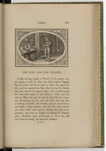 Headpiece (page 203) from The Fables of Aesop by Thomas Bewick, illustrated book, 1818