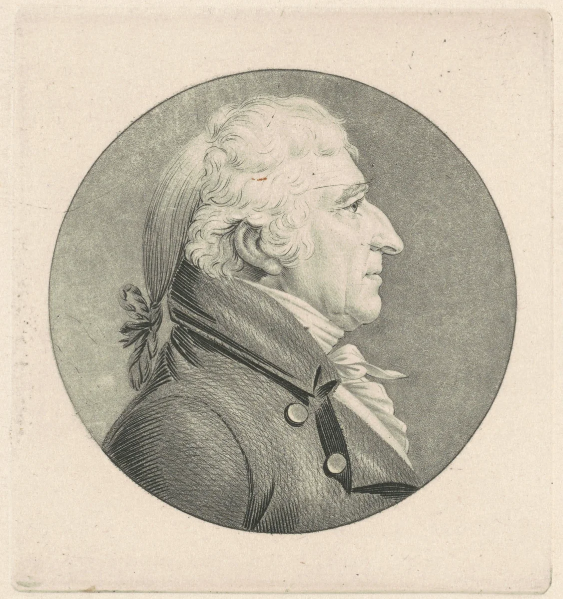 Joseph Whipple by Charles B. J. Févret de Saint-Mémin, print, 1805-1899