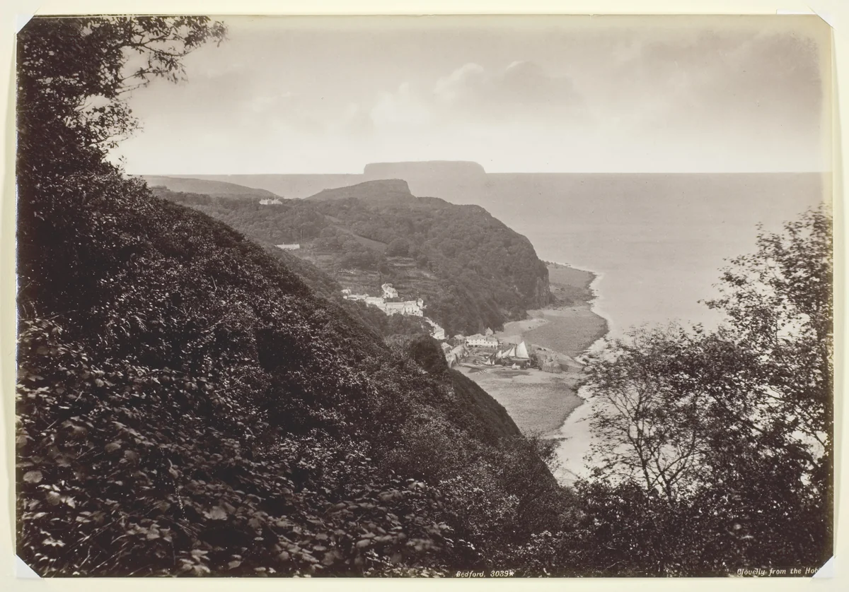 Clovelly from the Hobby by Francis Bedford, photograph, 1860-1894