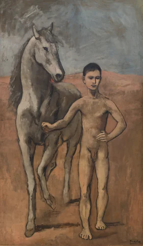 Boy Leading a Horse by Pablo Picasso, painting, 1905