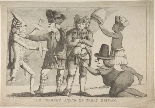 The Present State of Great Britain by James Phillips, print, 1779