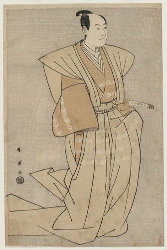 Sawamura Sojuro III as Enya Hangan in Kanadehon Chushingura by Katsukawa Shunei, print, 1795
