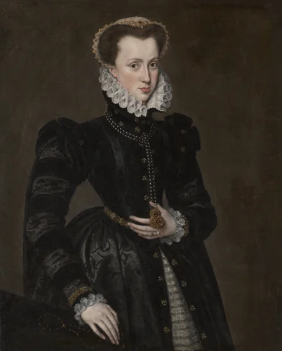 Portrait of a Court Lady by Antonis Mor, painting, 1560-1570