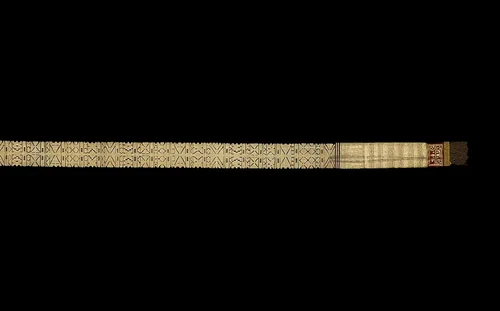 Ceremonial Waist Sash (ikak pinggang) by Minangkabau people, textile, 1801-1900