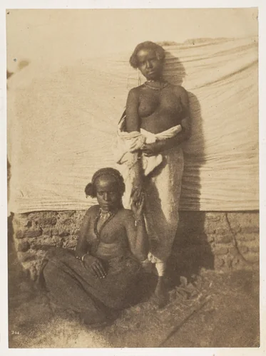 [Two Women] by Ernest Benecke, photograph, 1852
