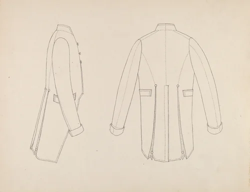 Boy's Cutaway Jacket by Dorothea Mierisch, index of american design, 1938