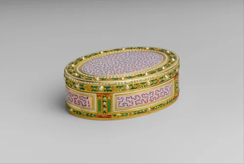 Snuffbox by Georges-Antoine Croze, metalwork, 1781