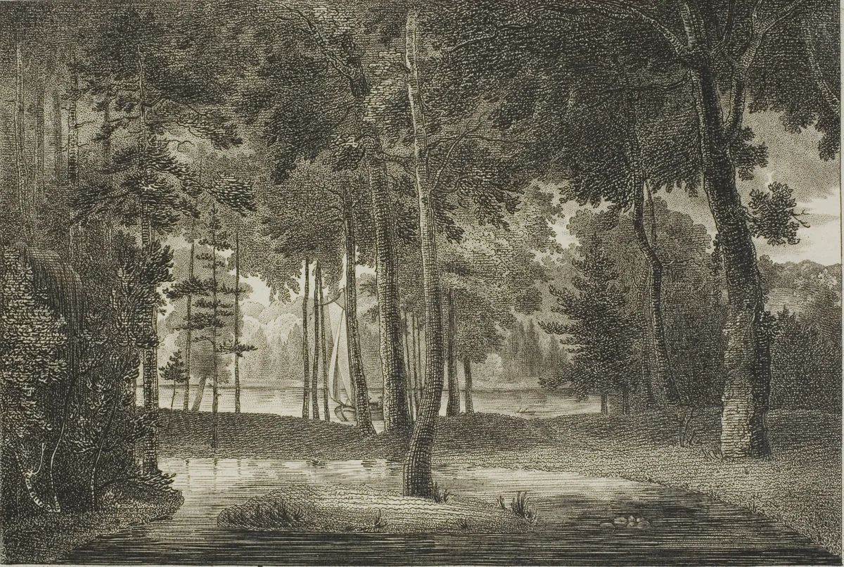 View from the Elysian Bower by William Birch, print, 1775-1834