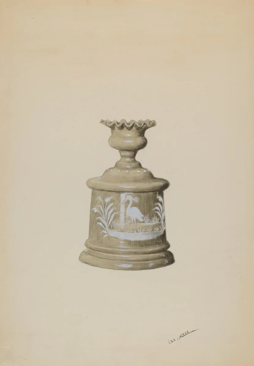 Trinket Box with Lid by Charles Moss, index of american design, 1936