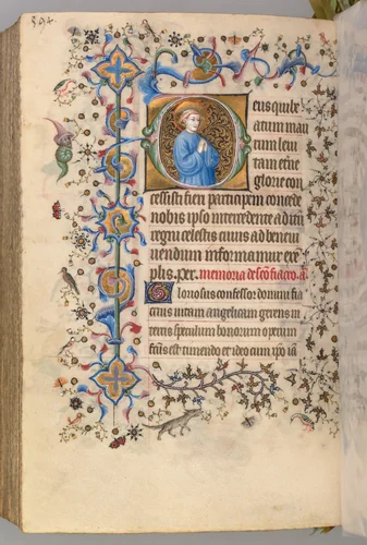 Hours of Charles the Noble, King of Navarre (1361-1425): fol. 291v, Text by Master of the Brussels Initials and Associates, book, 1400-1410
