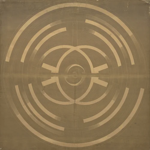 Endless Theatre Project, Plan by Frederick Kiesler, architecture, 1924