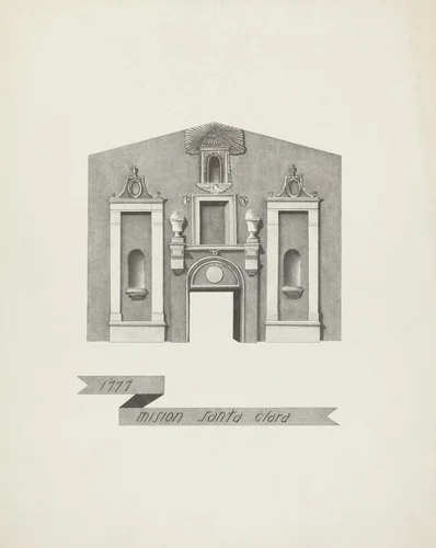 Mision Santa Clara by James Jones, index of american design, 1912-1942