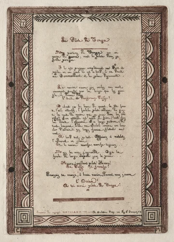 Verses to the Pilot of Tonga by Charles Meryon, print, 1856