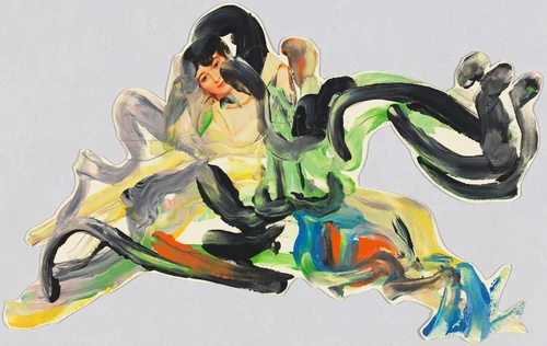 3 April by Charles Clough, drawing, 1981