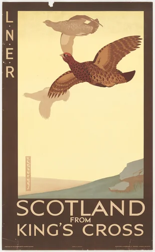 L.N.E.R. Scotland from King's Cross by Verney L. Danvers, design, 1925