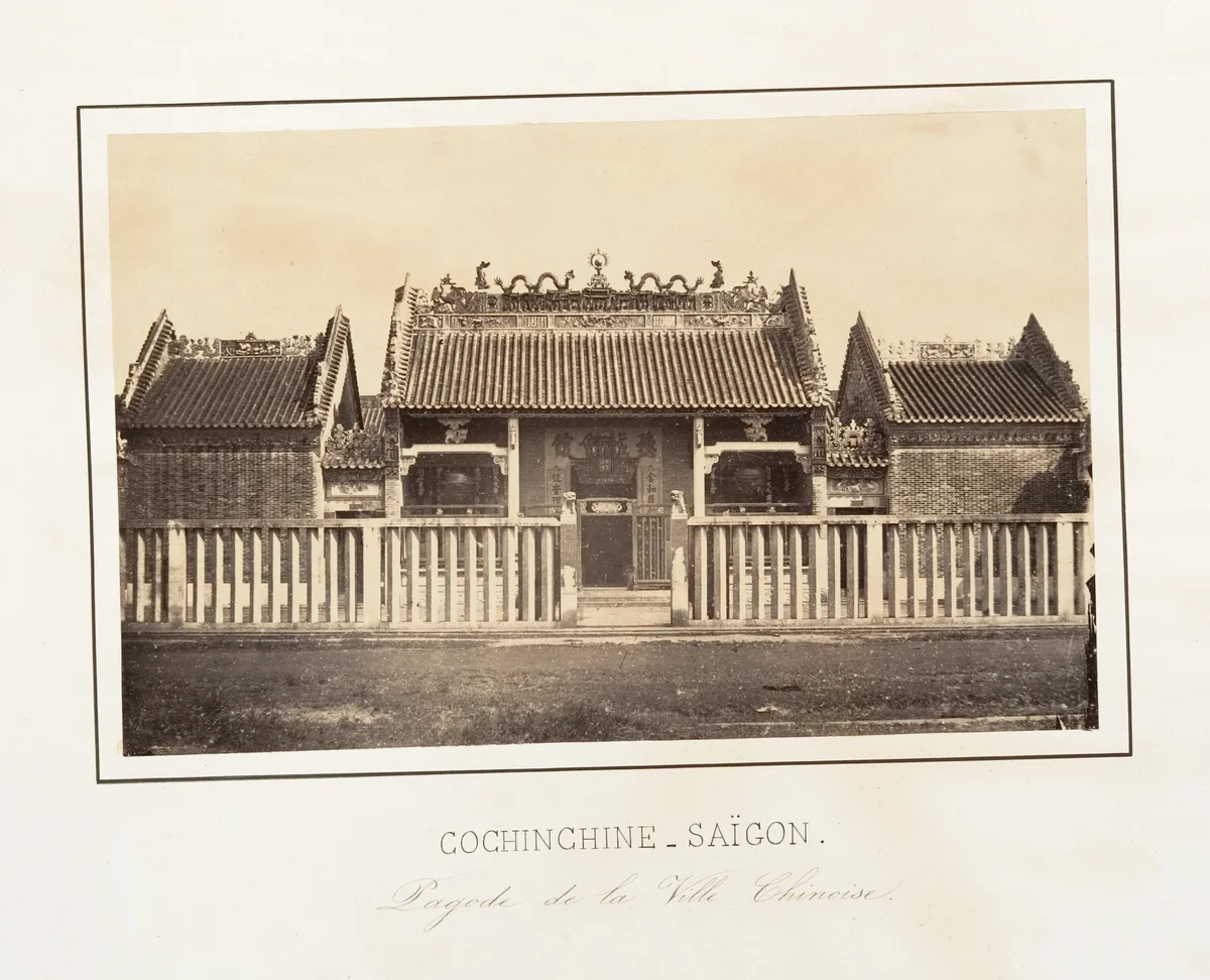 Pagode de la Ville Chinoise by Emile Gsell, photograph, 1866