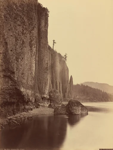 Cape Horn, Columbia River, Oregon by Carleton E. Watkins, photograph, 1867