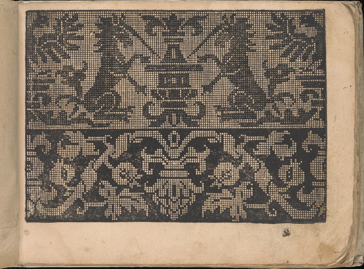 Neu künstlich Modelbuch (page 9r) by Bernhard Jobin, book, 1598