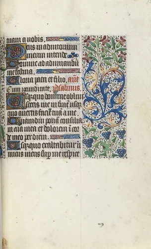 Book of Hours (Use of Rouen): fol. 75r by Master of the Geneva Latini, book, 1465-1475