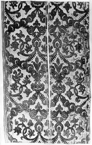 Two Fragments by Italy, textile, 1601-1625