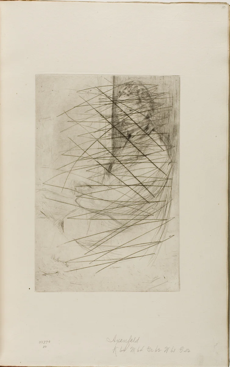 Axenfeld by James McNeill Whistler, print, 1860