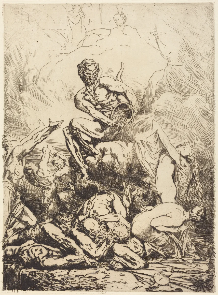 The Silver Devil by François-Nicolas Chifflart, portfolio, 1825-1901