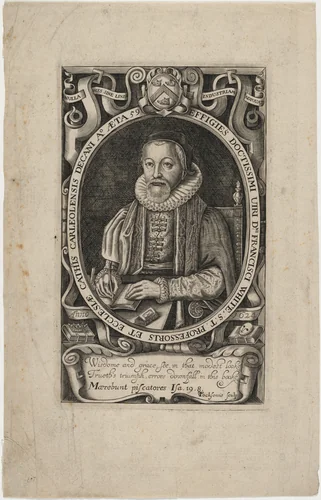 Francis White, Bishop of Ely by Thomas Cockson, print, 1556-1651
