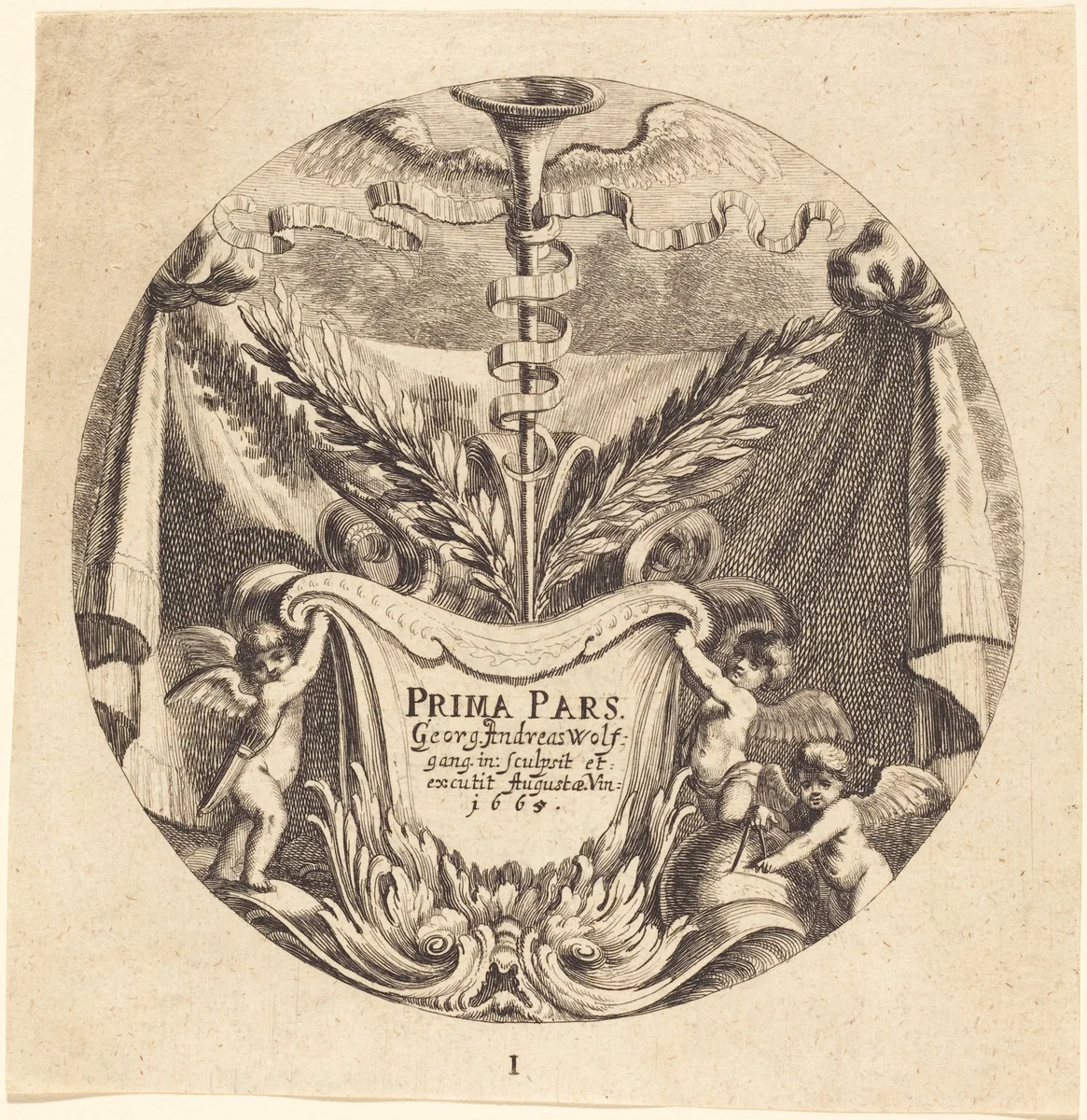 Title Page by Georg Andreas Wolfgang, portfolio, 1631-1716