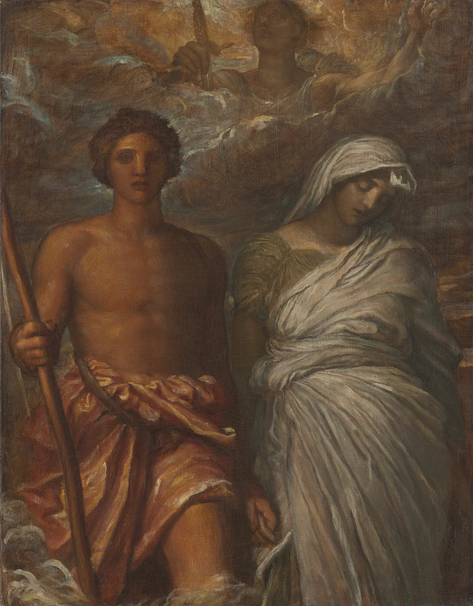 Time, Death and Judgment by George Frederick Watts, painting, 1866