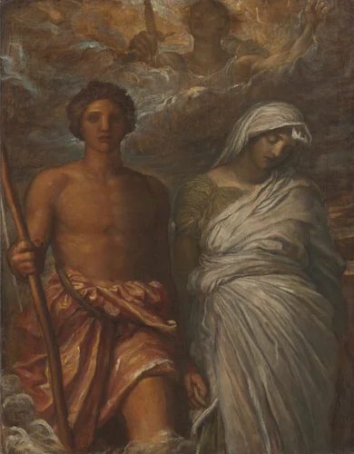 Time, Death and Judgment by George Frederick Watts, painting, 1866
