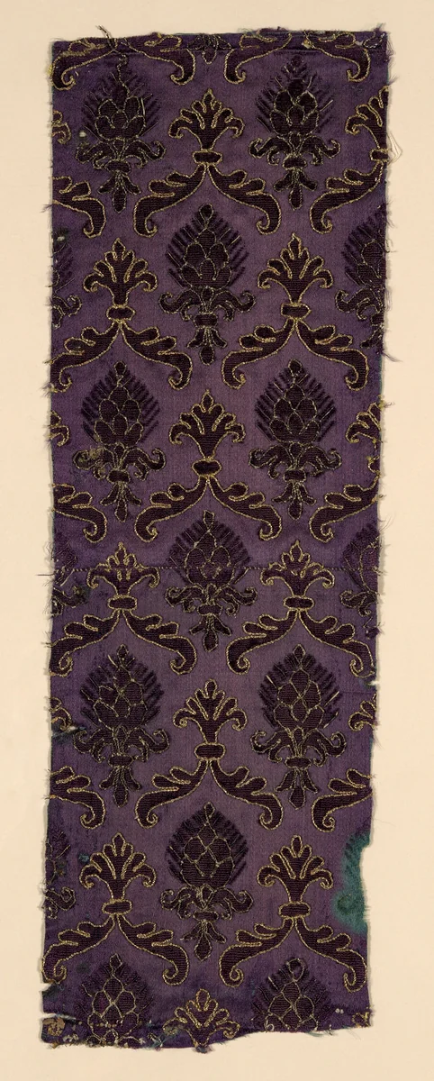 Fragment by Italy, textile, 1575-1600
