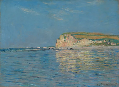 Low Tide at Pourville, near Dieppe, 1882 by Claude Monet, painting, 1882
