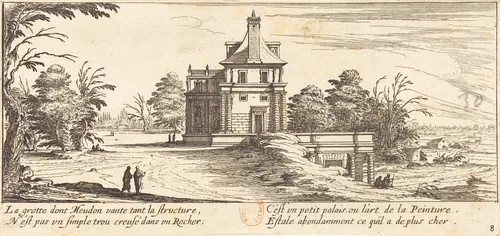 Le Grotte de Meudon by Israël Silvestre, print, 1655