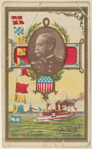 Captain Charles D. Sigsbee, U.S. Navy, from the "Generals" series (T63), issued by LeRoy Little Cigars by LeRoy Little Cigars, print, 1898-1901