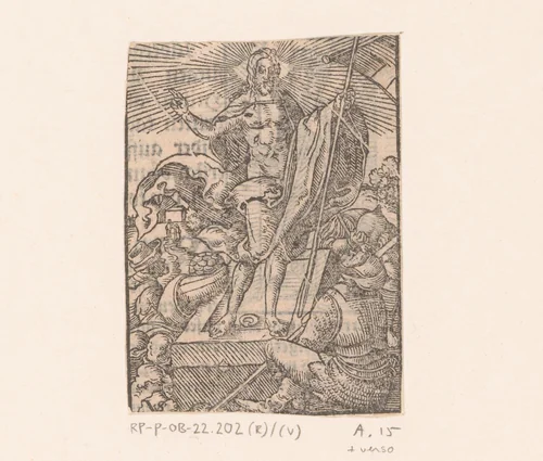 Opstanding by Unknown, print, 1558